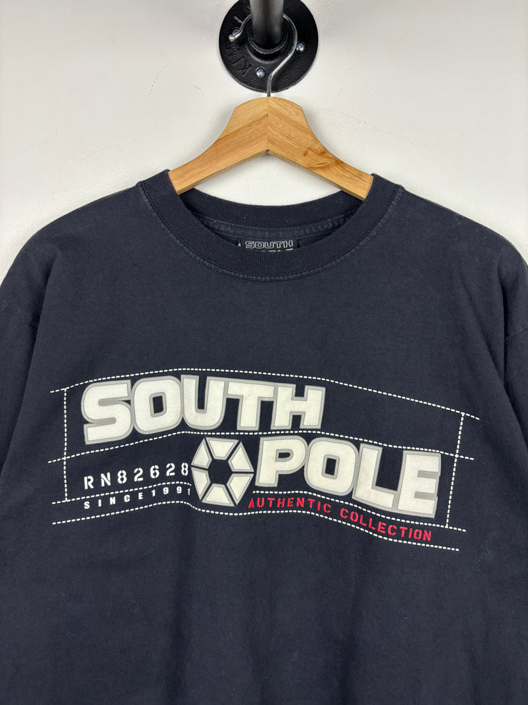 Vintage Y2K South Pole Black Tee