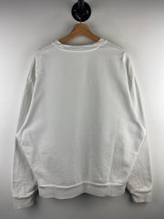 Kith Script Embroidered White Crewneck