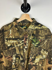 Vintage Y2K Cabelas Real Tree Camo Flannel