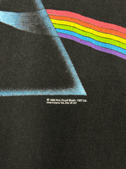 Vintage 90s Pink Floyd Dark Side Of The Moon Black Tee