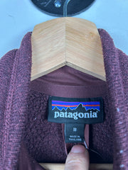 Vintage Patagonia Burgundy Quarter-Zip Women’s Sweater