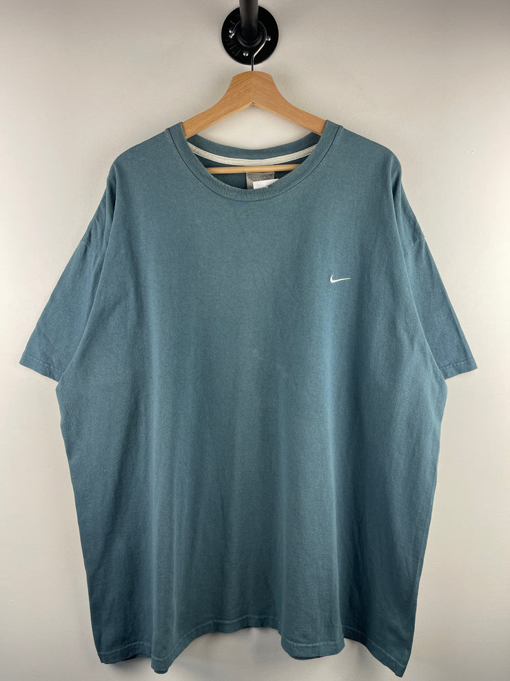 Vintage Nike Mini Swoosh Steel Blue Tee