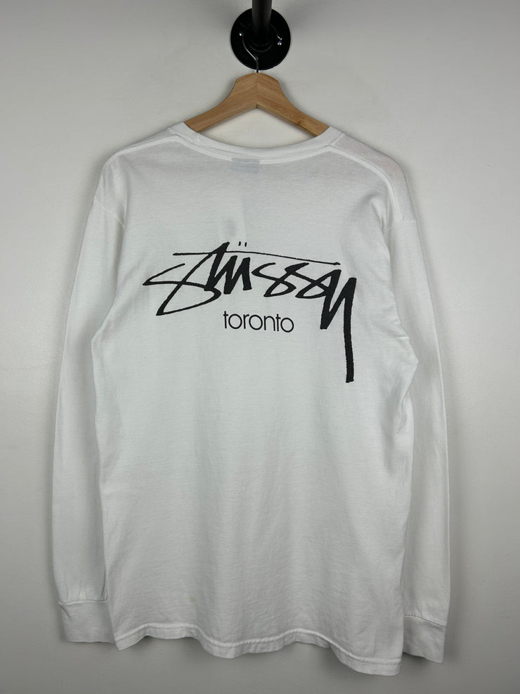 Stussy Toronto White Long Sleeve