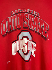 Vintage 90's Nutmeg Ohio State Buckeyes Red Crewneck