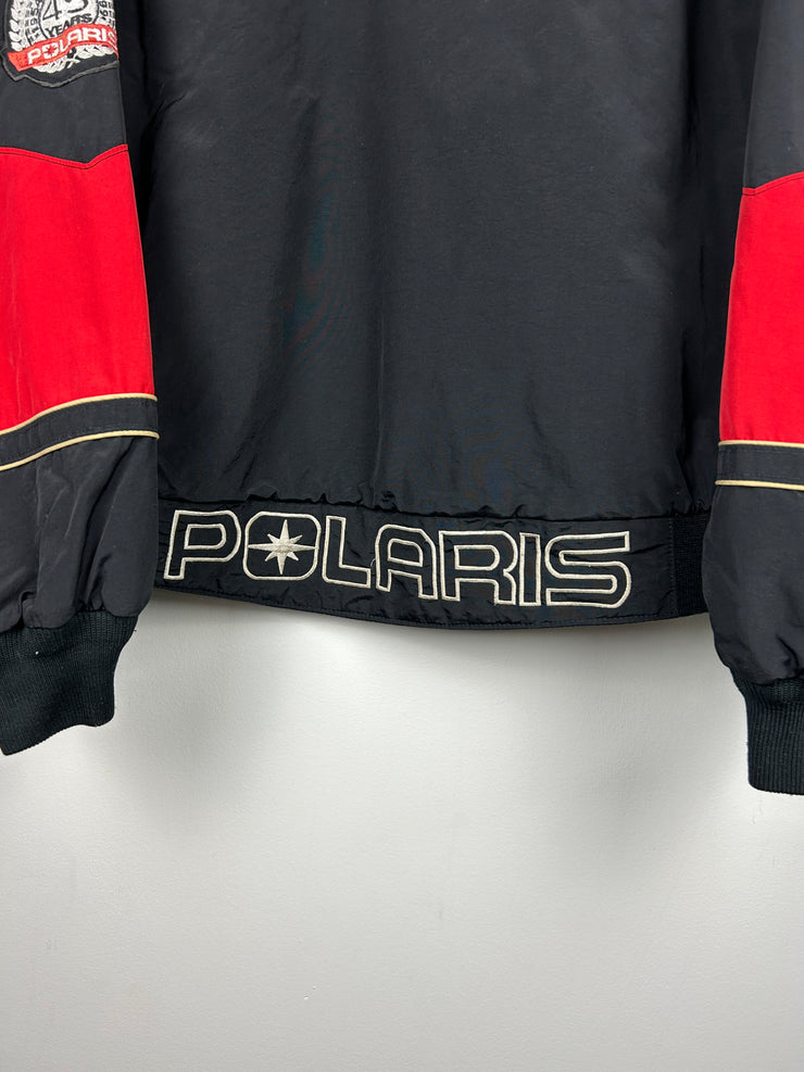 Vintage 90s Polaris 45 Years Red & Black Jacket