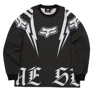 Supreme X Fox Racing FW25 Racing Black Long Sleeve