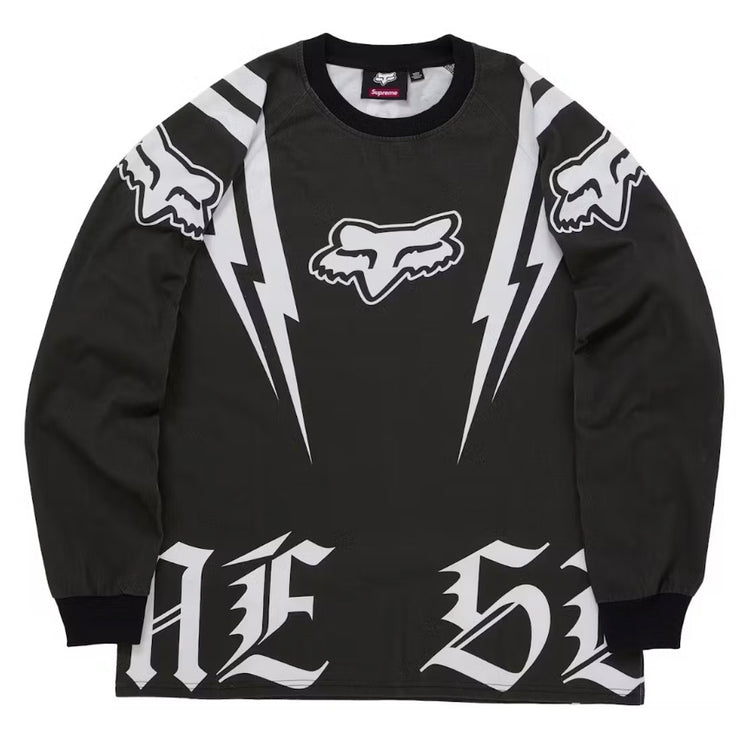 Supreme X Fox Racing FW25 Racing Black Long Sleeve
