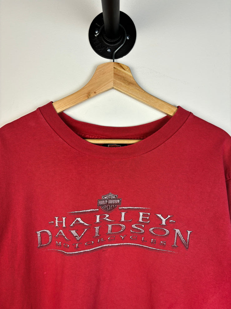 Vintage Harley Davidson Milwaukee Red Tee