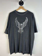 Vintage 90's Harley Davidson Eagle Faded Black Tee