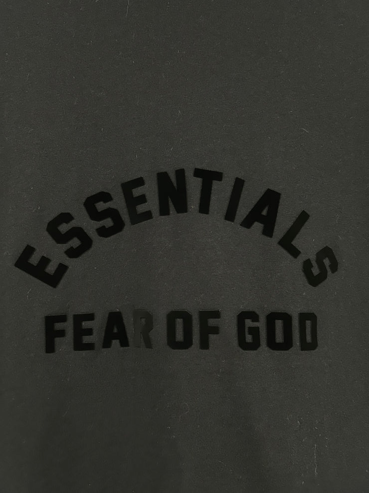 Fear Of God Essentials Arch Logo Jet Black Tee