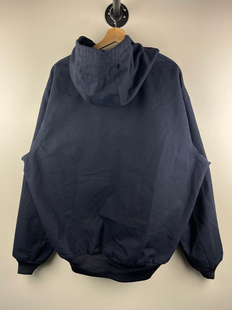 Carhartt Active Navy Hooded Work Jacket