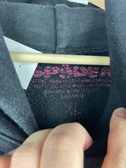 Sp5der FW21 P*nk Black Hoodie