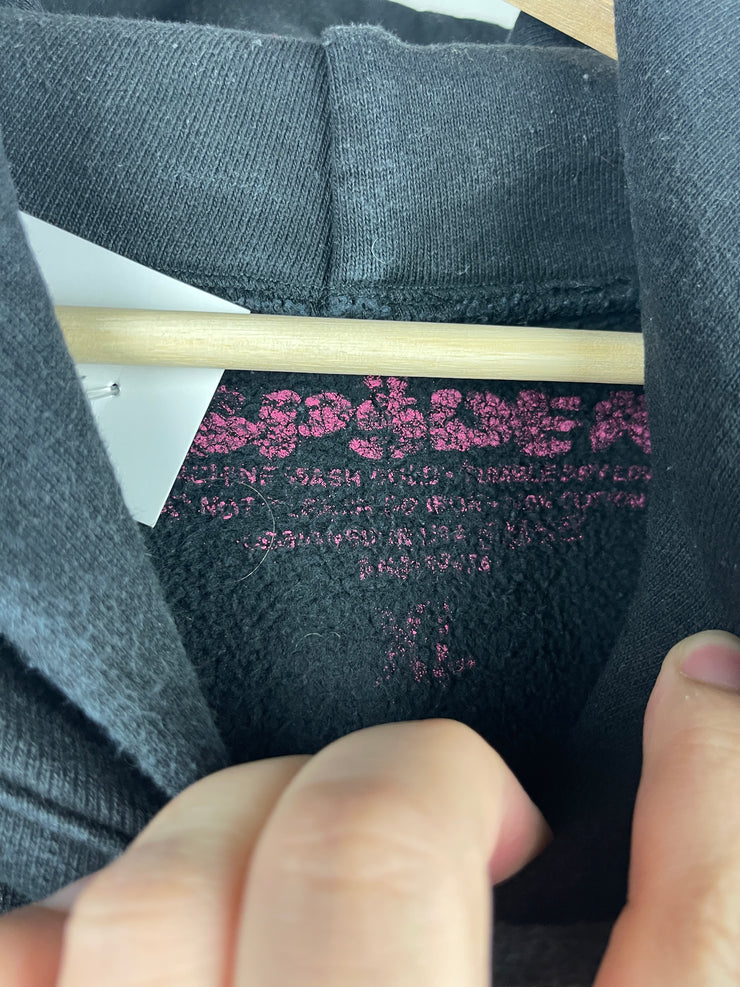 Sp5der FW21 P*nk Black Hoodie