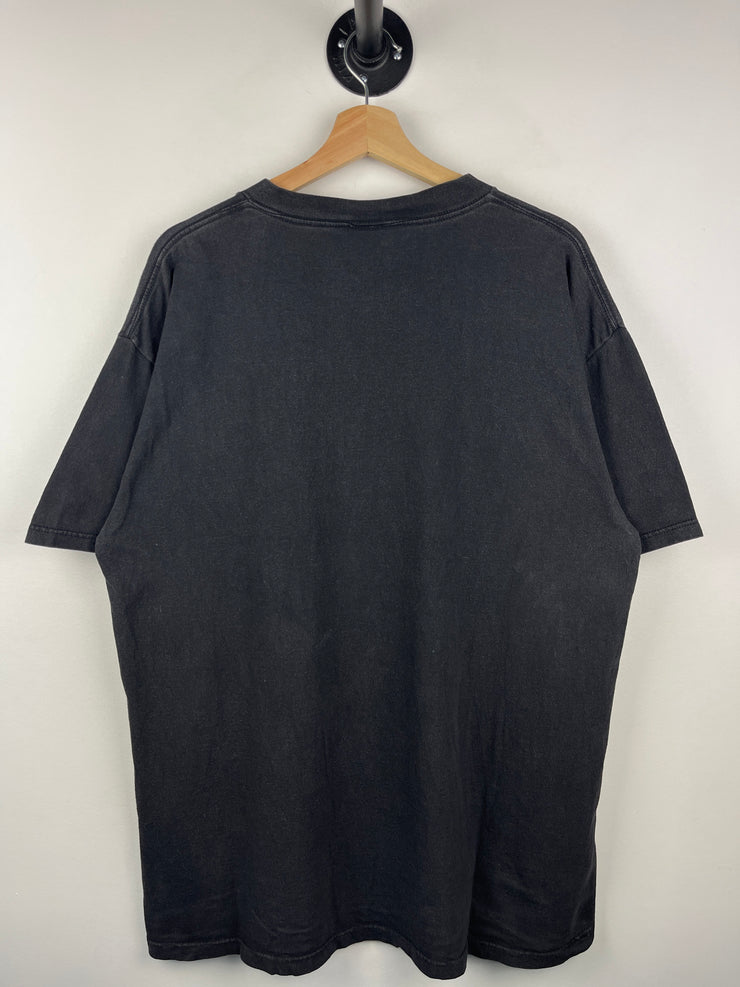 Vintage 90s NFL Logo 7 Cleveland Browns Black Tee