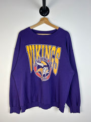 Vintage 90's Minnesota Vikings Purple Crewneck