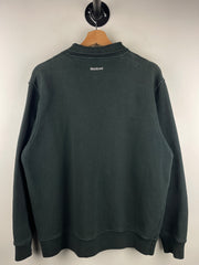 Vintage NFL Reebok Pittsburgh Steelers Black Quarter Zip Sweater