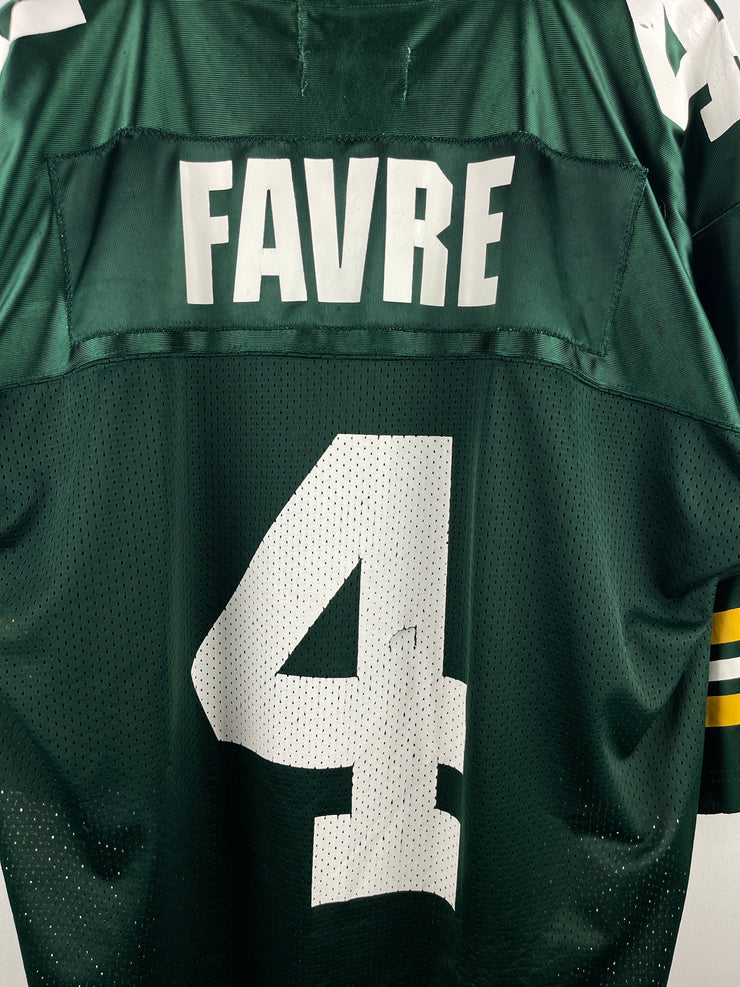 Vintage 90s NFL Starter Green Bay Packers Favre Green Football Jersey