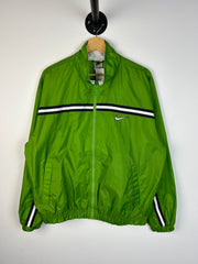 Vintage 90's Nike Swoosh Green Windbreaker