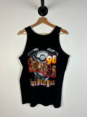 Vintage 1998 Sturgis Wizard Black Tank Top