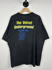 Vintage 90s The Velvet Underground Peel Slowly And See Euro Tour Black Tee