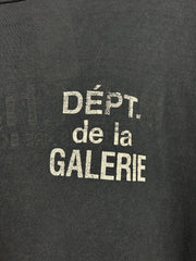 Gallery Dept. Art That Kills Reversible French Logo Faded Black Tee