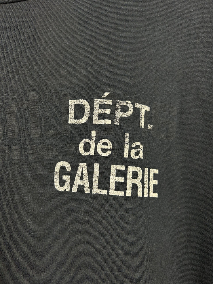 Gallery Dept. Art That Kills Reversible French Logo Faded Black Tee
