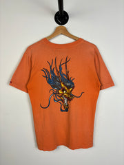 Vintage Y2K JNCO Dragon Orange Tee