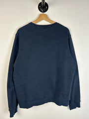 Vintage Y2K Nike Mini Swoosh Navy Crewneck