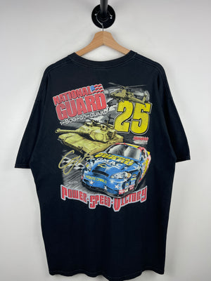 Vintage Nascar National Guard Black Tee