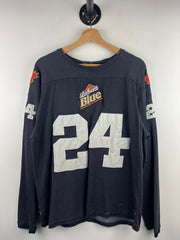 Vintage 90s Labatt Blue Beer Black Long Sleeve Jersey