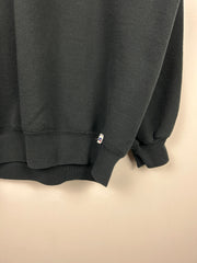 Vintage 90s Russell Athletic Blank Black Crewneck