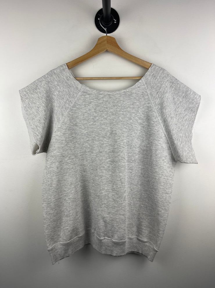 Vintage 90s Hard Cow Café Minnesota Cut Off Grey Crewneck