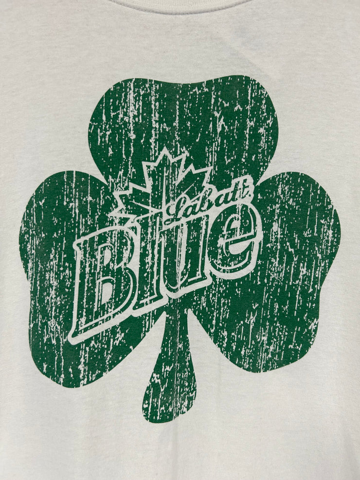 Vintage Labatt Blue St. Patricks Day White Tee