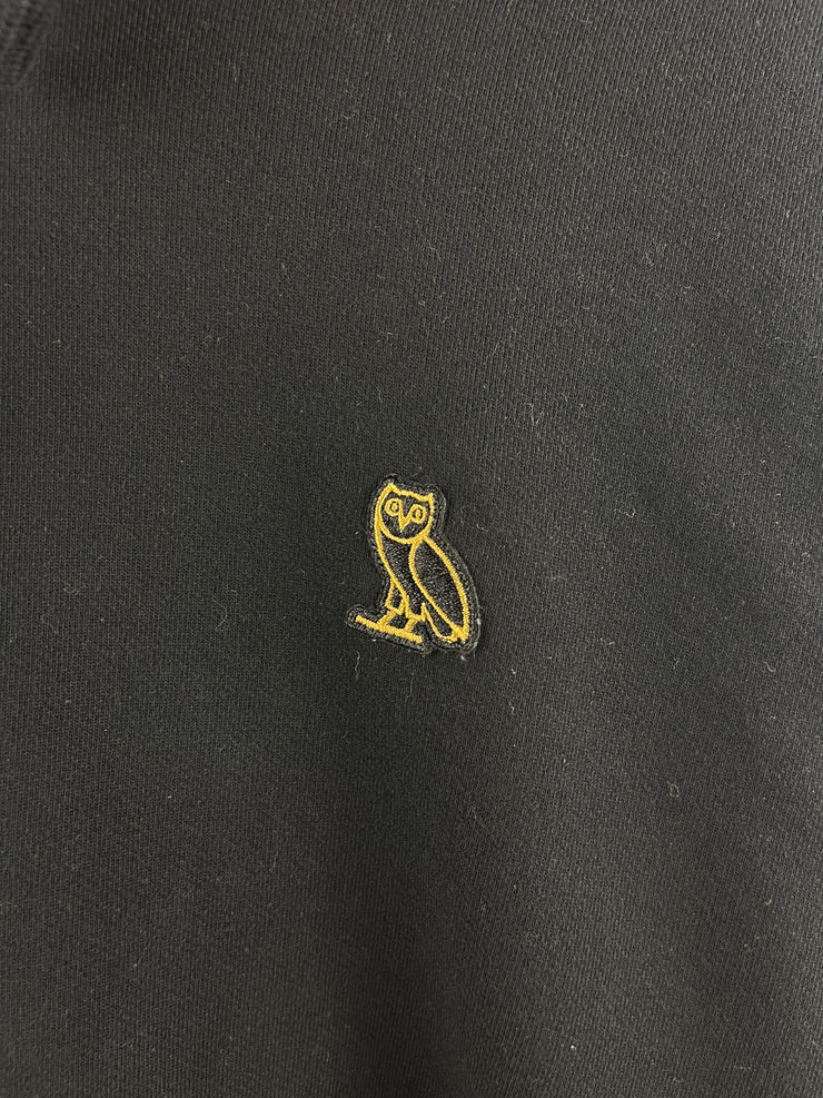OVO Owl Embroidered Black Hoodie
