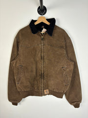 Vintage 90's Carhartt Santa Fe Brown Jacket JQ2382