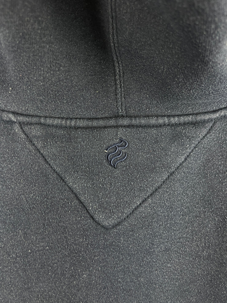 Vintage Y2K Rocawear Embroidered Navy Zip Up Hoodie