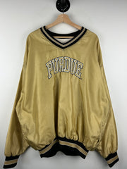 Vintage 90s Holloway Purdue Embroidered Gold Pullover Windbreaker