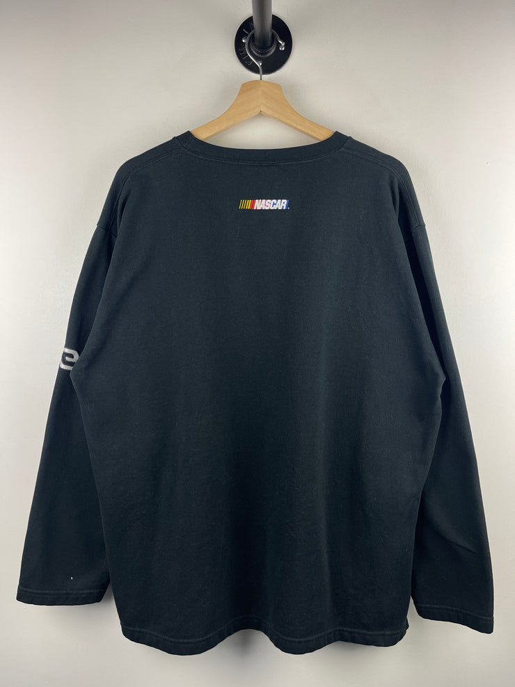Vintage 90s Nascar Dale Earnhardt 7 Time Champ Black Crewneck
