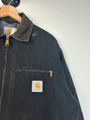 Vintage 90's Carhartt Detroit Black Jacket J01 BLK