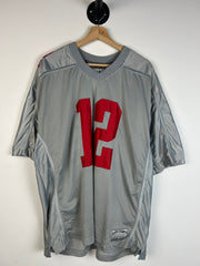 Vintage Y2K Steve & Barrys Ohio State Grey Football Jersey