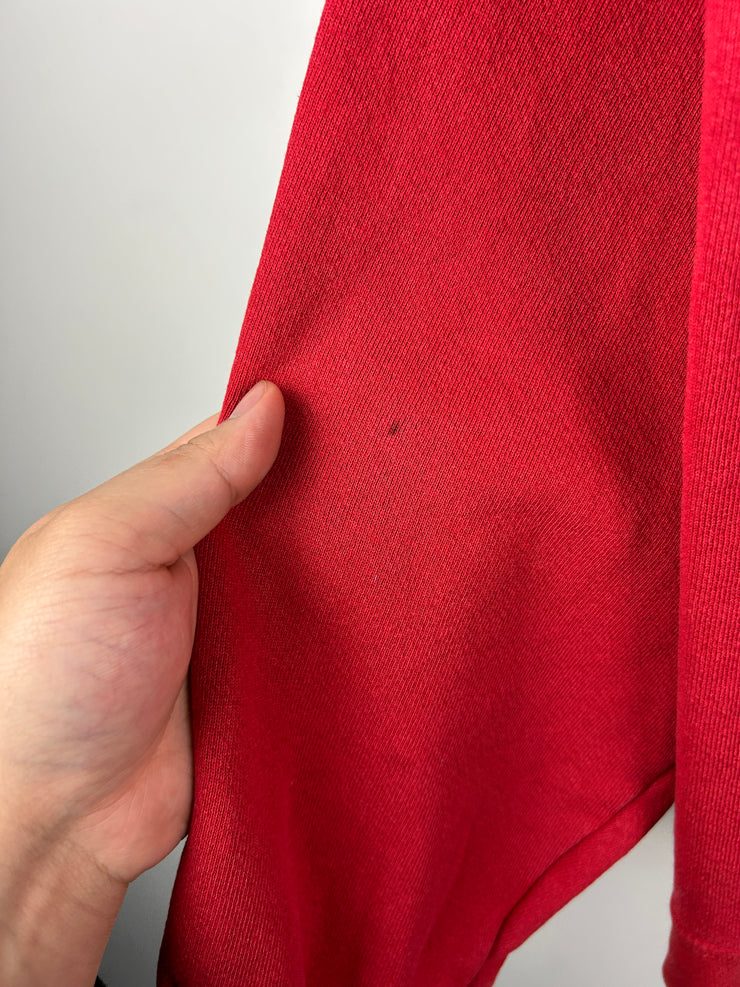 Vintage 90s Puma Indiana Hoosiers Embroidered Red Crewneck