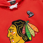 OVO X NHL Chicago Blackhawks Red Hoodie