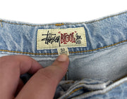 Stussy Big Ol Blue Denim Shorts