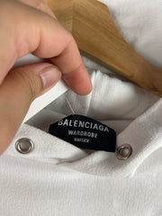 Balenciaga BB Pixel White Hoodie