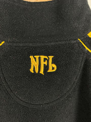 Vintage NFL Pittsburgh Steelers Black Quarter Zip Fleece Sweater