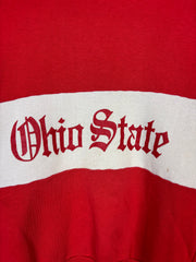 Vintage 80's Champion Ohio State Red & White Crewneck