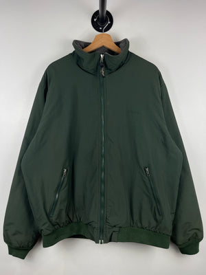 Vintage LL Bean Fleece Lined Green Jacket