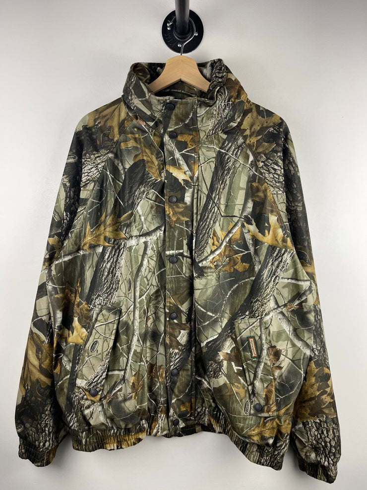 Vintage Remington Real Tree Camo Bomber Jacket