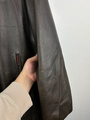 Vintage Winchester Brown Leather Straight Cut Jacket