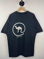 Vintage 90s Camel Smokes Where Its At Black Tee
